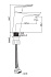 Смеситель для раковины Maxonor MN1073-8 белый