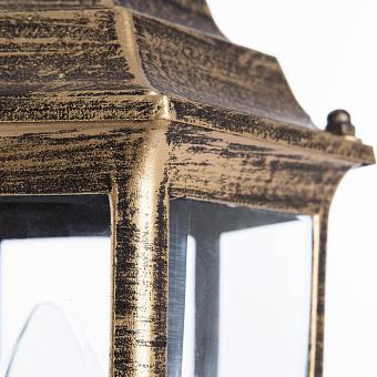 Светильник ландшафтный Arte Lamp PEGASUS A3151FN-1BN 60Вт IP54 E27 золотой/чёрный