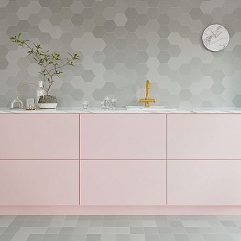 Матовый керамогранит WOW Six 122450 Hexa Grey 14х16см 0,435кв.м.