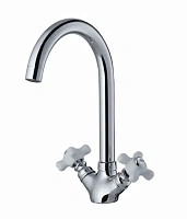 Смеситель для кухни Maxonor MN4118 поворотный излив хром