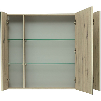 Шкаф зеркальный AQUANET Алвита New 277545 17х100х85см без подсветки