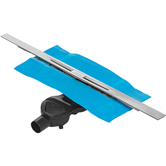 Щелевой душевой трап BERGES SIMPEL 090113 1000 100х31,2см горизонтальный сток