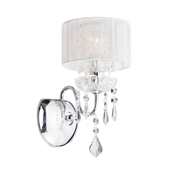 Бра Eurosvet Allata 2045/1 хром/белый 40Вт E14