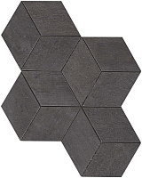 Керамическая мозаика Atlas Concord Италия Mark AM2P Graphite Mosaico Esagono 30х35см 0,42кв.м.