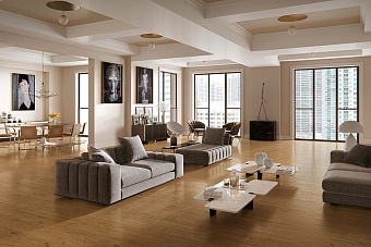 Матовый керамогранит Atlas Concord Россия Oak Reserve 610010001134 Cashmere Ret 20х120см 1,2кв.м.