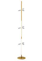 Торшер CRYSTAL LUX LARGO LARGO PT25W GOLD 24Вт LED