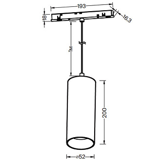 Магнитный трековый светильник Maytoni Focus LED TR041-2-12W3K-B 12Вт LED чёрный