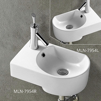 Раковина подвесная MELANA 7954R-805 42х27см
