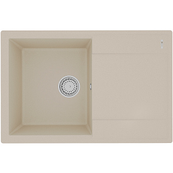 Мойка кухонная LEMARK IMANDRA 760 9910026 50х76см бежевый