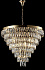 Люстра подвесная CRYSTAL LUX ABIGAIL ABIGAIL SP22 D820 GOLD/TRANSPARENT 1320Вт 22 лампочек E14