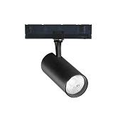 Трековый светильник IDEAL LUX FOX 302591 25Вт LED чёрный для трёхфазного трека