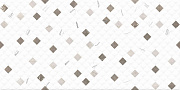 Декор Global Tile Siluet GT GT125VG белый 25х50см 1,375кв.м.