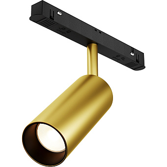 Магнитный трековый светильник Maytoni Focus LED TR032-2-12W4K-S-MG 12Вт LED матовое золото
