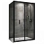 Угловое ограждение Abber Sonnenstrand AG07090B-S100B 195х100см стекло прозрачное