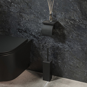 Держатель туалетной бумаги IDDIS On-X ONXBL03i43 чёрный матовый