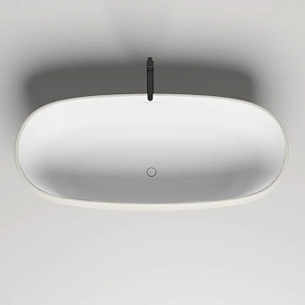 Ванна каменная SALINI GRECA 103121MRH S-Stone матовая 180х80см отдельностоящая