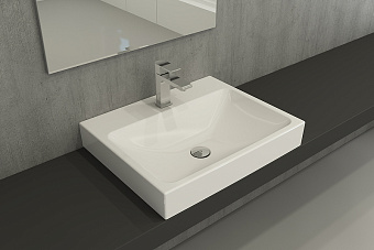 Раковина встраиваемая сверху BERGES Strati 182006 60,5х48см