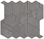 Керамическая мозаика Atlas Concord Италия Boost AN66 Smoke Mosaico Shapes 31х33,5см 0,62кв.м.