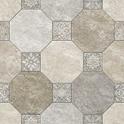 Напольная плитка ALMA CERAMICA Bofort TFU03BFR404 бежевый/серый 41,8х41,8см 1,922кв.м. матовая
