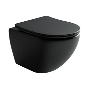 Унитаз подвесной Ceramica Nova Metropol CN4002MB безободковый с микролифтом