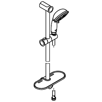 Душевой гарнитур GROHE New Tempesta Rustic 27609001 хром