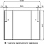 Шкаф зеркальный Акватон Беверли 1A237202BV010 15х65х81см без подсветки