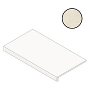Плитка для ступеней Atlas Concord Италия Prism A4YO Cotton Scalino 33х60см 0,198кв.м. неполированная