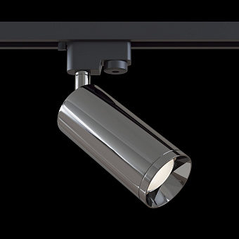 Трековый светильник Maytoni Focus TR004-1-GU10-GF 50Вт GU10 графит для однофазного трека