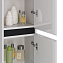 Пенал напольный LEMARK Combi LM03C35P-black 30х35х170см Белый/чёрный