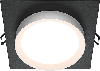 Светильник точечный встраиваемый Maytoni Hoop DL086-GX53-SQ-BW 15Вт GX53