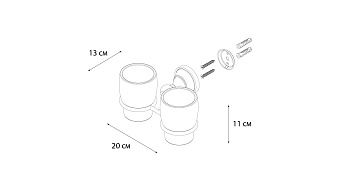 Стакан в ванную FIXSEN BOGEMA FX-78507 хром