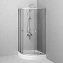 Угловое ограждение AM-PM X-Joy Twin Slide W88E-205-090MT64 195х90см стекло прозрачное