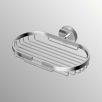 Полка в ванную овальная IDEAL STANDARD IOM A9112AA 1-ярусная 4,8х19,7см хром