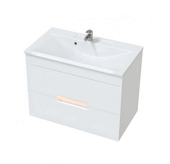 Тумба с раковиной MIRSANT Аура УТ000068759 44х79х60см