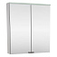 Шкаф зеркальный GEBERIT Smyle Square 500.273.00.1 18х60х67,5см с подсветкой