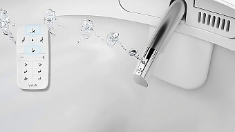 Унитаз подвесной VITRA V-Care 5674B003-6194 безободковый с микролифтом