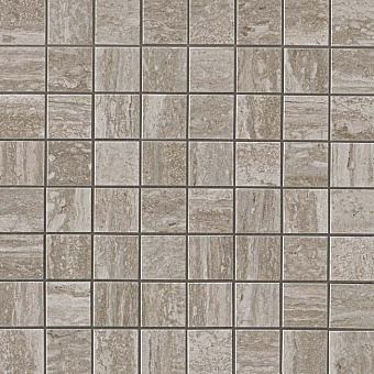 Керамическая мозаика Atlas Concord Италия Marvel Pro ADQL Trav. Silver Mosaico Matt 30х30см 0,9кв.м.