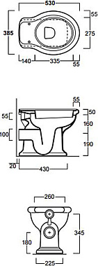 Чаша напольная SIMAS LA02bi