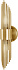 Бра CRYSTAL LUX RUDOLFO RUDOLFO AP2 BRASS 120Вт E14