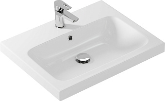 Раковина встраиваемая снизу CERSANIT COLOUR S-UM-COL60/1-w 60,5х45см