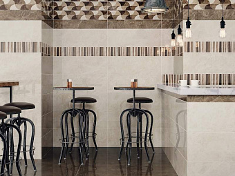 Лаппатированный керамогранит KERAMA MARAZZI Гран-Виа SG650222R коричневый светлый 60х60см 1,8кв.м.