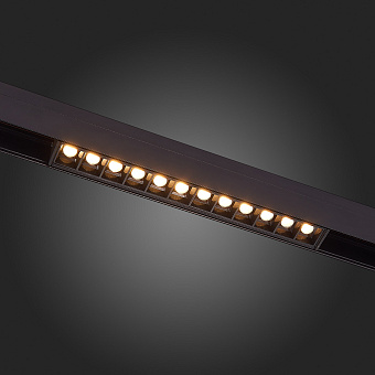 Магнитный трековый светильник ST Luce SEIDE ST361.436.12 12Вт LED чёрный
