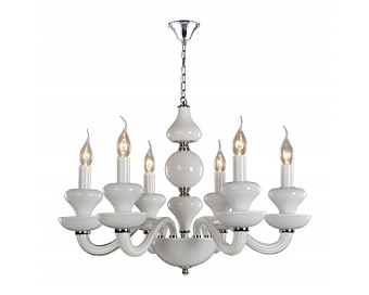 Люстра подвесная Newport 1900 1906/S white 240Вт 6 лампочек Е14