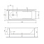 Экран для ванны AM-PM Gem W90A-160-070W-P 160см