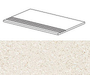 Плитка для ступеней Atlas Concord Италия MARVEL GEMS AUDD Terrazzo Cream Gradino Matt 60х30см 1,08кв.м. матовая