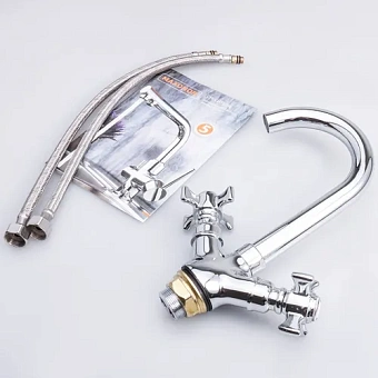 Смеситель для раковины Maxonor MN4524 хром
