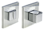 Фиксатор MORELLI SIMPLE MH-WC-S6 SC матовый хром