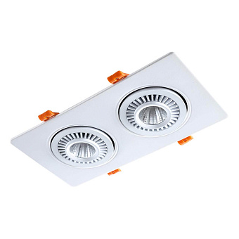 Светильник точечный встраиваемый De Markt Круз 637018302 14Вт LED