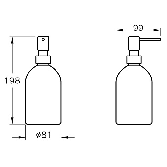 Дозатор VITRA Origin A4489136 чёрный