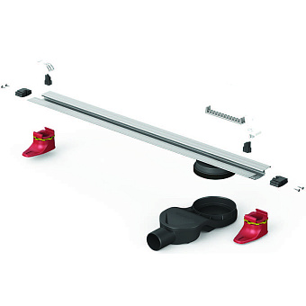 Щелевой душевой трап BERGES SUPER Line 750 78х31,2см горизонтальный сток